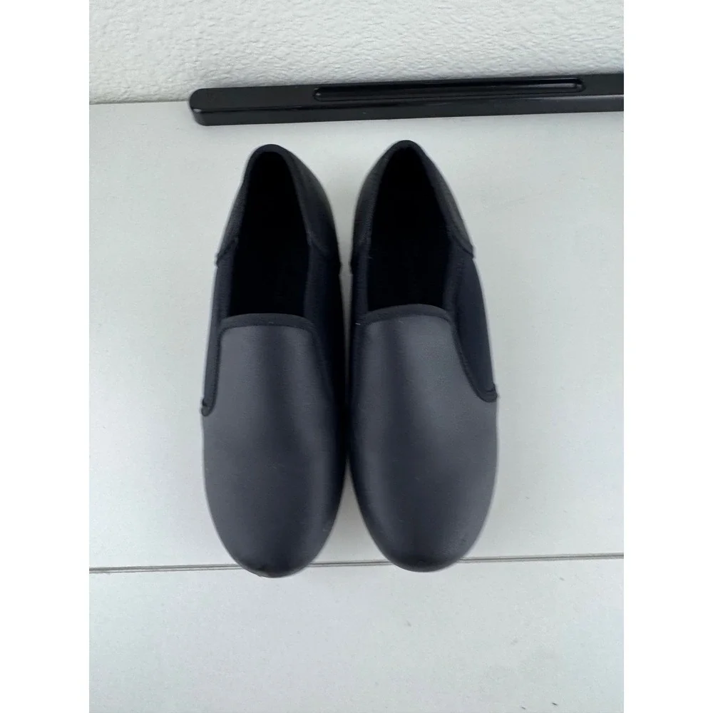 Theatricals Kids Tap Shoes Style T9160C Black Youth Size 2.5 Dance Flats